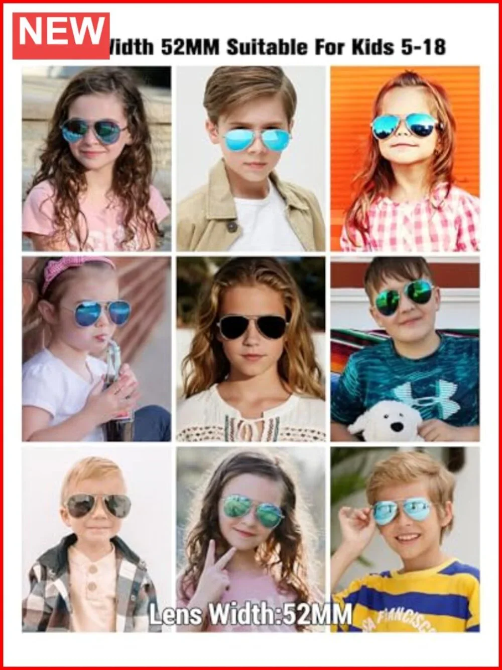 Polarized Aviator Sunglasses UV Protection Metal Frame